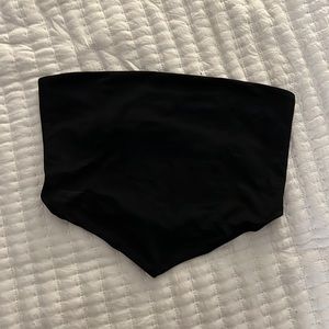 Black crop top